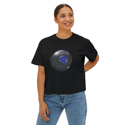 Magic 8 Ball- Women's Boxy Tee