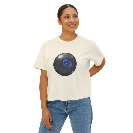 Magic 8 Ball- Women's Boxy Tee