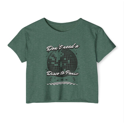 Don't Need a Disco to Dance Festival crop top