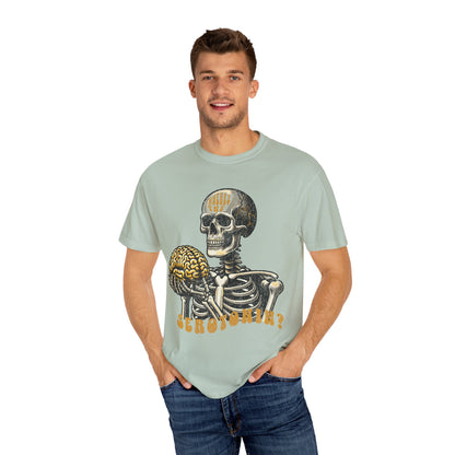 Skeleton Brain Graphic T-Shirt - "where's the serotonin?"