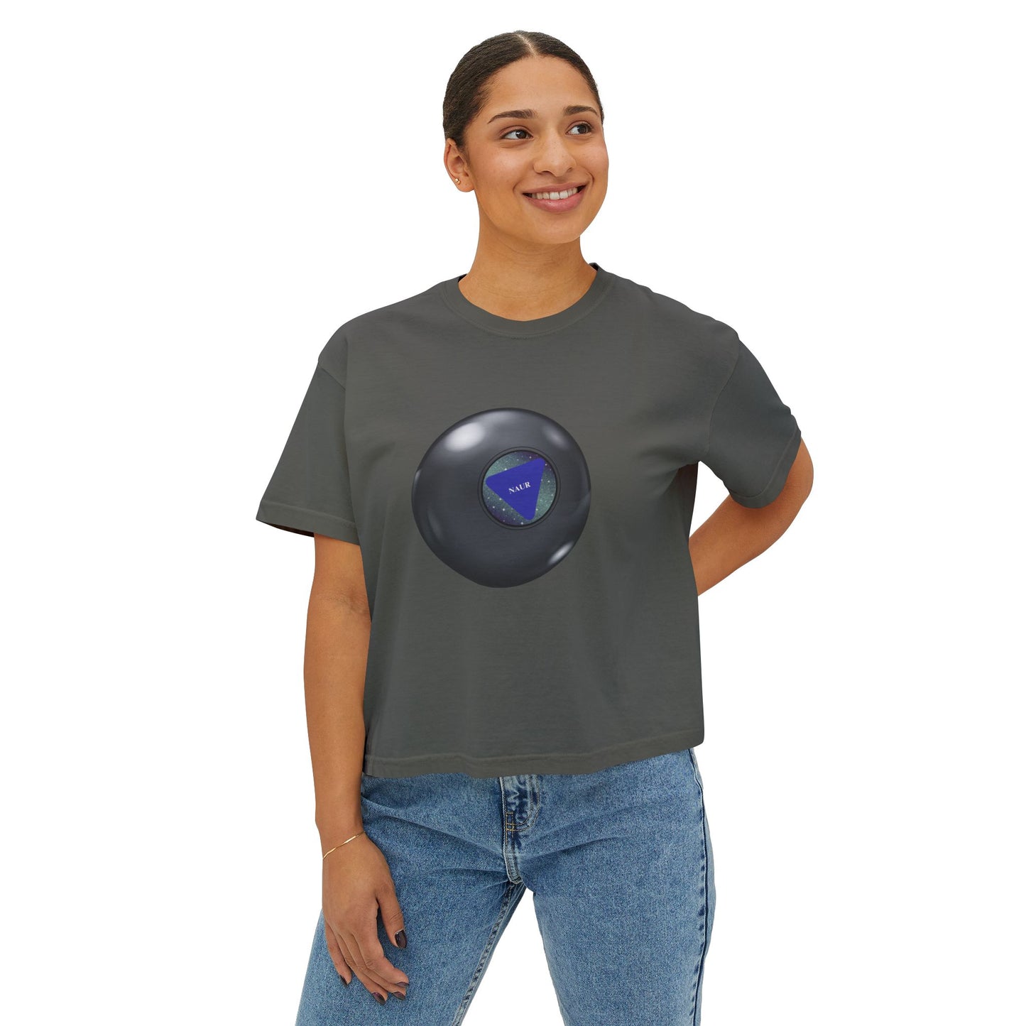 Magic 8 Ball- Women's Boxy Tee